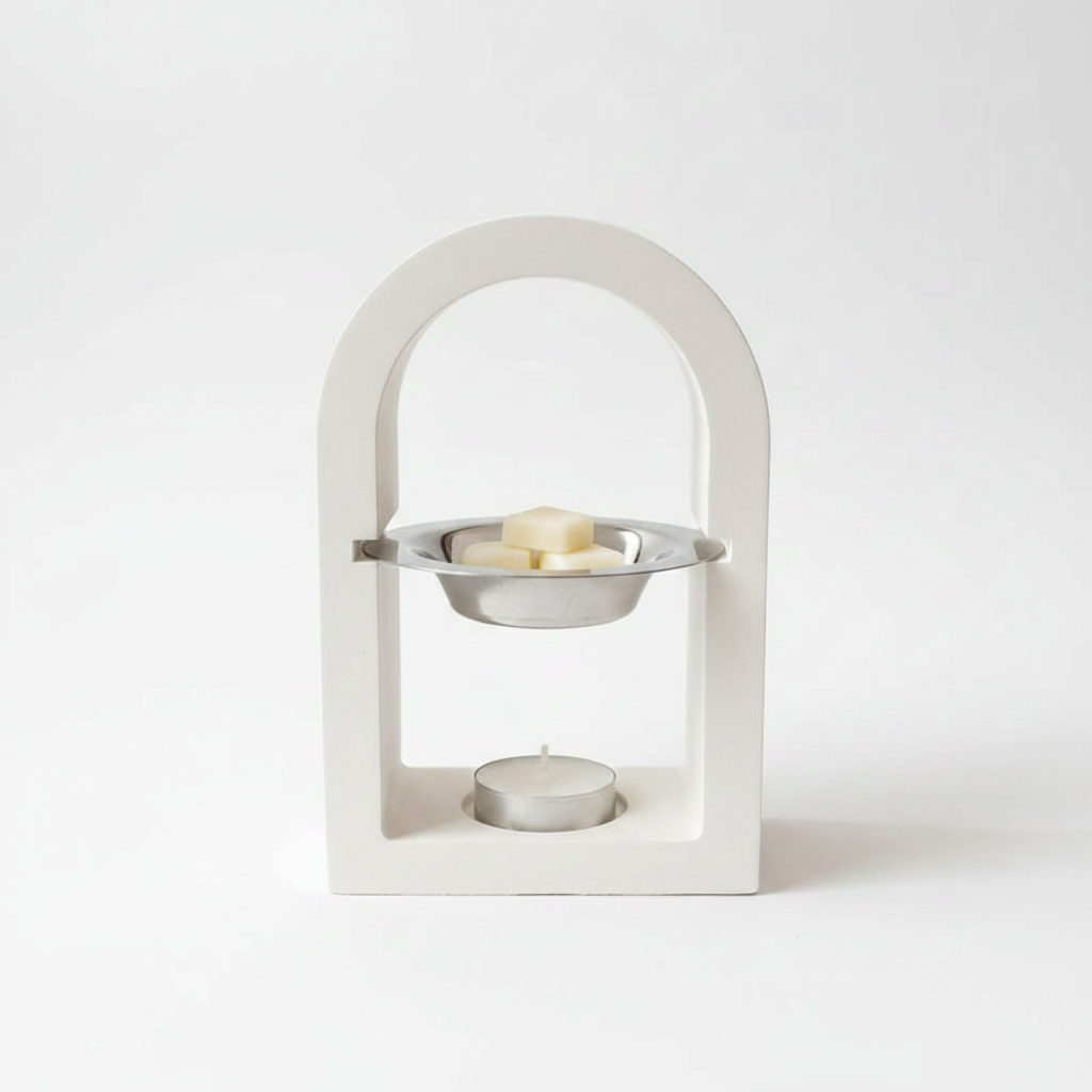 Quemador arco con wax melts y tealight